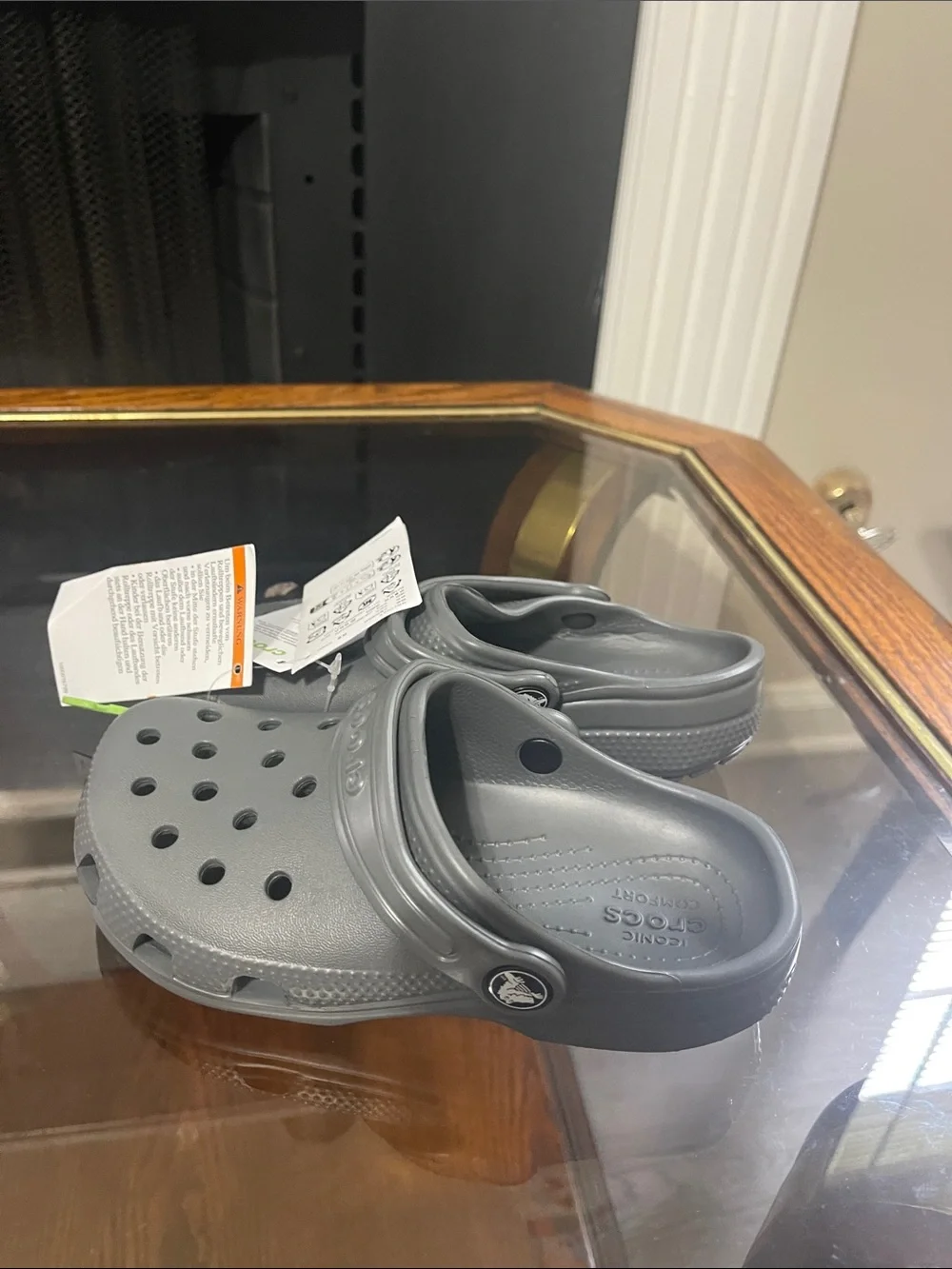CROCS Kids Classic Clog in Gray